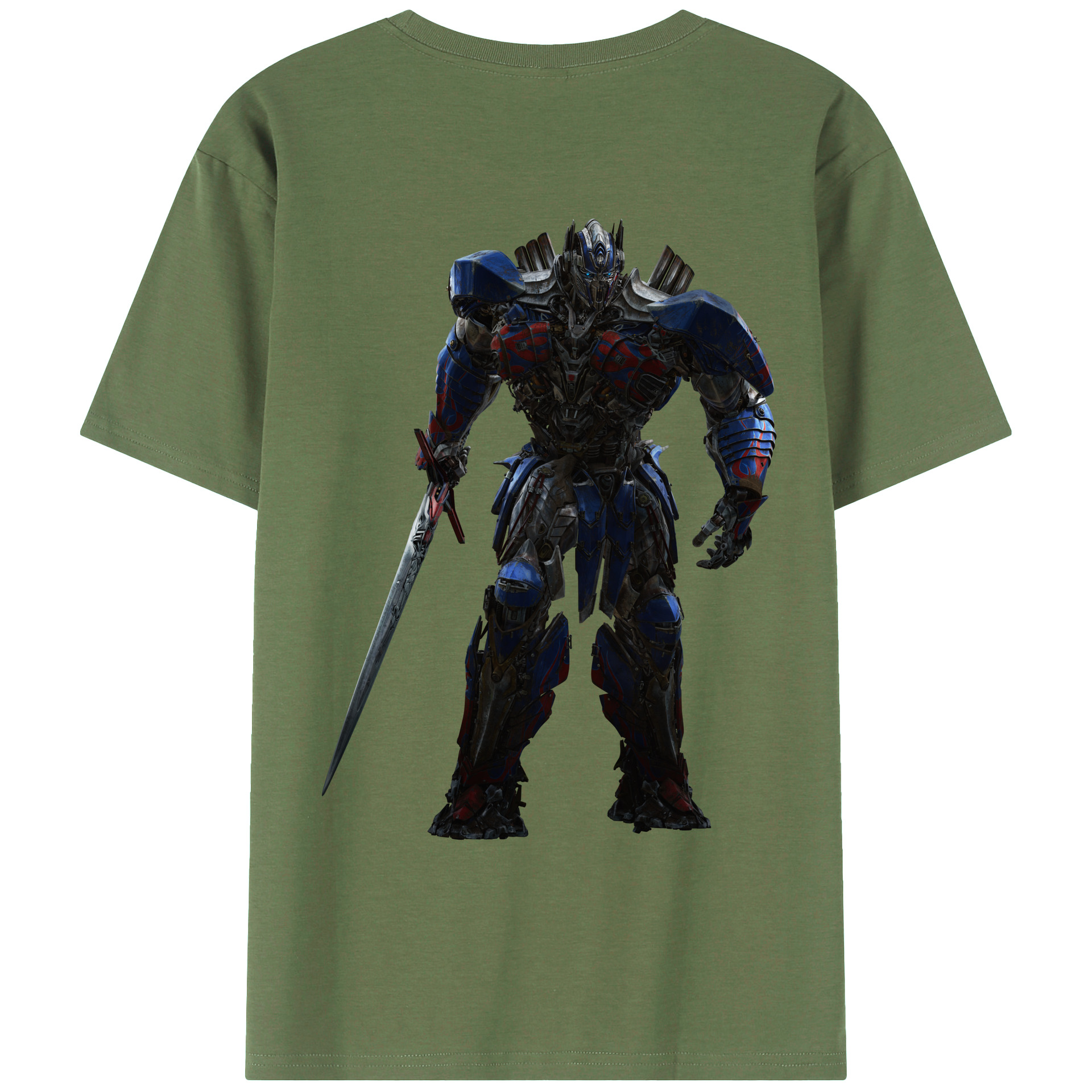 （画像用）  綿100％ メンズ半袖Tシャツ（バックプリント） 通気性